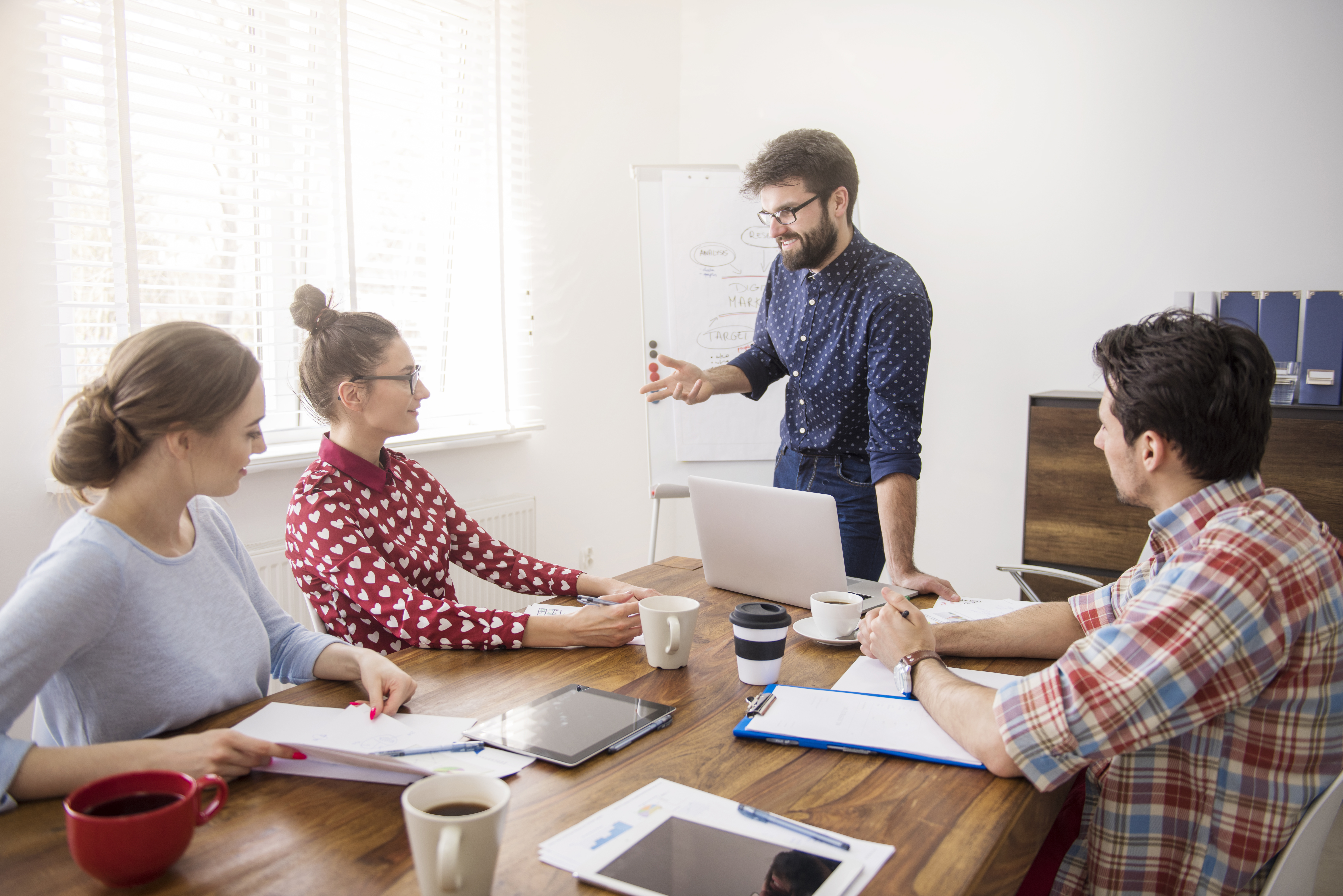 The DreamTusk team collaborating